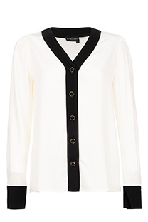 Ženska bluza od 100% viskoze sa V izrezom Tiffany Production